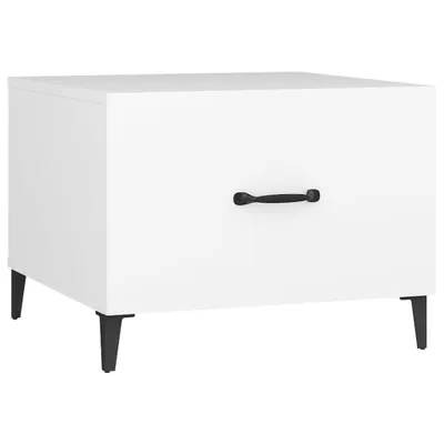 Produktbild von "2026 Aktion"Satztische/Couchtisch elegantes Design - Wohnzimmertisch - mit Metallbeinen Weiß 50x50x40cm - Couchtische NeuMöbel544649