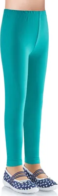 Image de Leggings en coton pour fille Ladeheid LAMA03 (Menthe6, 104-110)