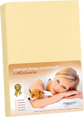 Zdjęcie produktu dla Jersey LUX – 140 x 200 cm – waniliowy
