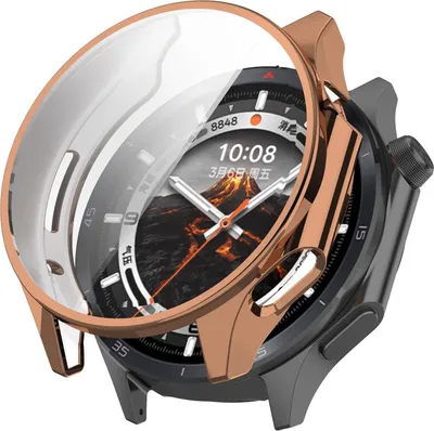 Immagine prodotto di Per OnePlus Watch 3 placcato piena copertura TPU orologio caso oro rosa
