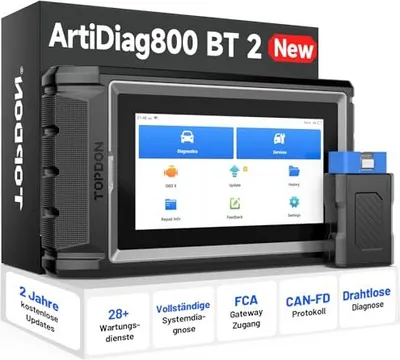 Produktbild von TOPDON ARTIDIAG800BT OBD2 -Scanner Bluetooth Car Diagnostic Tool Full System Diagnostics, 28+ Reset Services, Lebensdauer -Update, Autovin