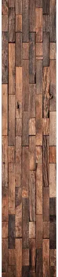 Produktbild von Vinyl-Klebetapete, Meterware – Holzpaneel-Wandaufkleber – Vintage-Braun – 60 x 300 cm