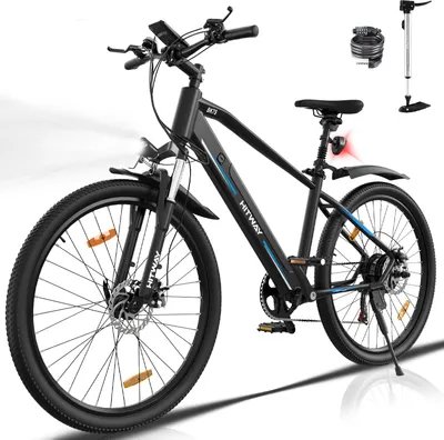 Produktbild von HITWAY BK7S E-Bike E-Mountainbike 26 Zoll Pedelec Cityräder 250W Motor 36V/12Ah Akku Shimano 7 Gängen bis 35-80km NEU