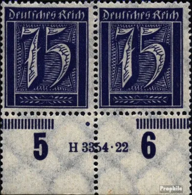 Produktbild von Briefmarken Deutsches Reich 1921 Mi 185 HAN postfrisch Freimarken