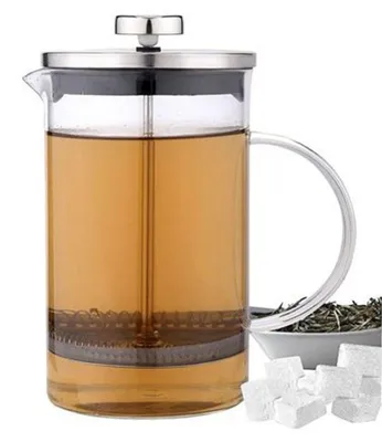 Image de Machine à café Machine à thé 800ml Cafetière Théière Presse à café