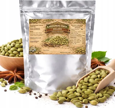 Produktbild von Grüner Kardamom PREMIUM – ganze Früchte für Kaffee, Tee und n 500 g