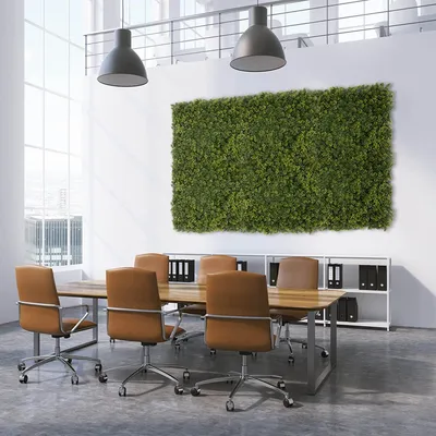 Produktbild von Pflanzenwand Kunstpflanzen zur Wandmontage 50 x 50 cm Houttuynia-cordata