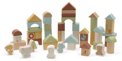 Immagine prodotto di Jollein Jollies, 2 ruote/ruote, 50 pezzi, legno