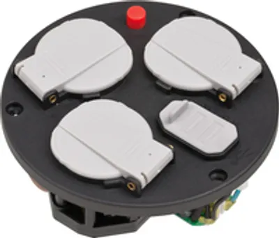 Produktbild von Brennenstuhl 1115260 - 3 AC-Ausgänge - Indoor - Schwarz - Weiß - 2,1 A - 120 mm - 120 mm