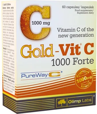Obrázok produktu pre Olympus, Gold-Vit C 1000 Forte, 60 kapsúl