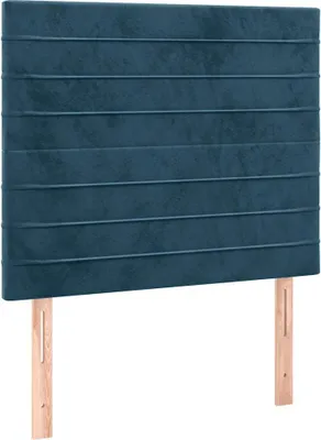 Obrázok produktu pre vidaXL Čelo postele tmavomodré 90x5x118/128 cm zamat
