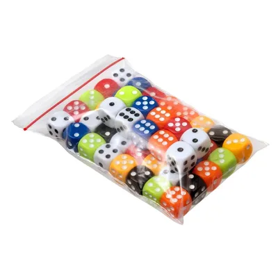 Obrázek produktu pro Philos 7152 - Kostky, sáček po 50 kusech, neprůhledné, smíšené barvy