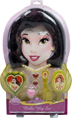 Immagine prodotto di Set di costumi RUBIE'S Disney La Bella e la Bestia: parrucca Belle e accessori, circa 43,5x27 cm (dimensioni della confezione)