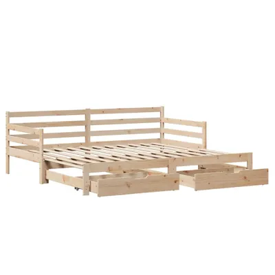 Obrázek produktu pro Válenda s přistýlkou a zásuvkami bez matrace 90x200 cm