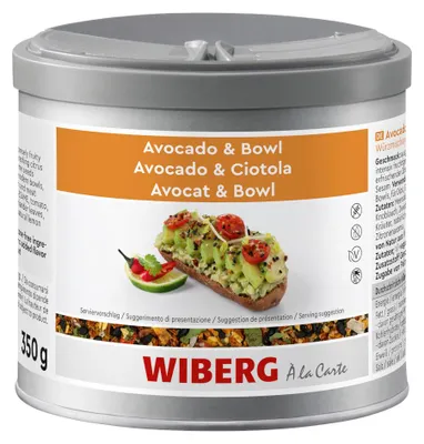Immagine prodotto di Wiberg Avocado e Bowl mix di spezie Sapori armoniosi 350g