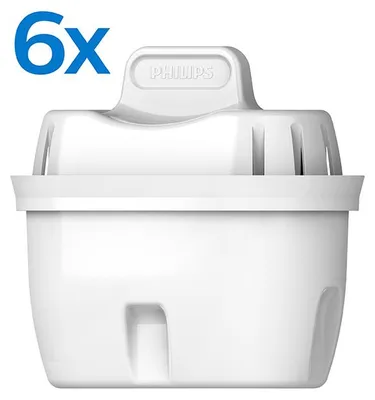 Produktbild von Philips AWP212/31 Wasserfilterzubehör Wasserfilterkartusche 6 Stück(e)