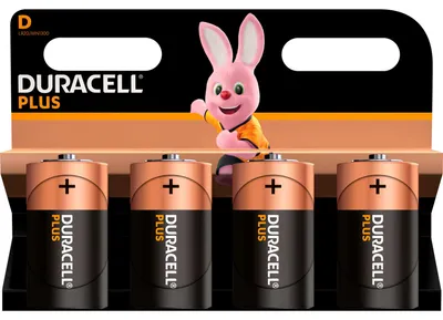 Immagine prodotto di Duracell Plus New D K4 (MN1300/LR20)