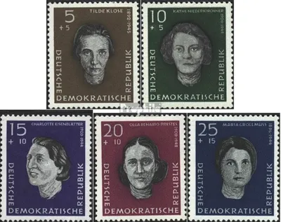 Produktbild von Briefmarken DDR 1959 Mi 715-719 (kompl.Ausg.) FDC Nationale Gedenkstätte Ravensbrück