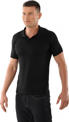 Produktbild von ALBERT KREUZ Herren Poloshirt Funktion Schwarz, 05/M