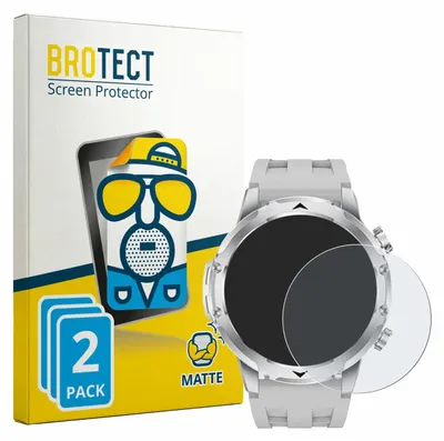 Produktbild von 2x BROTECT Schutzfolie für FitVigor Smartwatch 1.53" Displayschutz Displayschutzfolie Folie Matt Entspiegelungsfolie