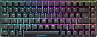 Produktbild von Sharkoon SKILLER SGK50 S3, Kabelgebunden, USB, Mechanischer Switch, QWERTZ, RGB-LED, Schwarz
