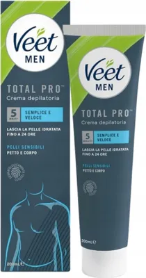 Obrázok produktu pre Depilačný krém pre mužov Veet Men Total Pro, 200 ml