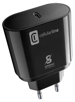 Obrázek produktu pro Cellularline 8018080367199, Vnitřní, AC, 1 m, Černá