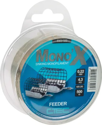 Produktbild von Spro CTEC Mono X Feeder brown 0,22mm 4,3kg 500m