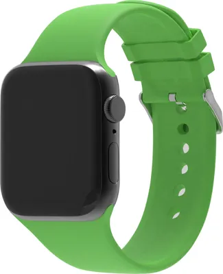 Produktbild von Strap-it Apple Watch Silikon-Schnallenarmband (Grün)