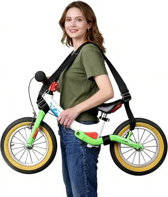 Obrázok produktu pre Popruh na detské bicykle, nastaviteľný, s bicyklovým zvončekom, pre detský bicykel
