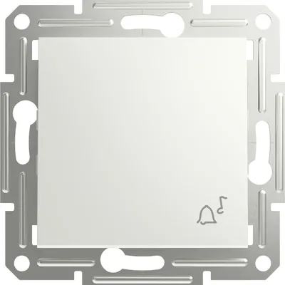 Produktbild von Schneider Electric ASFORA Taster Klingelsymbol UP weiss EPH0870121D