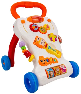 Produktbild von Best For Kids Laufwagen Dreams Lauflernhilfe mit Musik und Spielcenter, Baby Lauflernwagen mit Formen, Farben, Zahlen & Tieren, Gehwagen für Babys