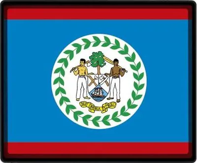 Produktbild von Mousepad Mauspad mit Motiv - Belize Fahne - 82024 - Gr. ca. 24  x 20 cm