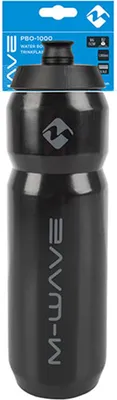 Produktbild von Messingschlager Trinkflasche PBO 1000, M-WAVE, Kunststoff, 1.000ml, schwarz