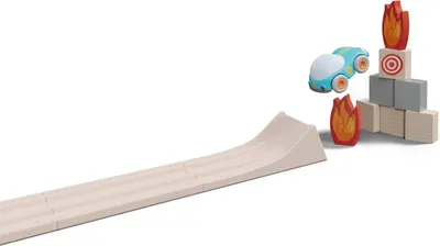 Zdjęcie produktu dla HABA 2011843001, Ciężarówka i zestaw torów, 2 lat(a), Plastik, Drewno, Wielobarwny