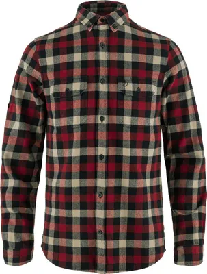 Produktbild von Fjällräven Herren Skog Flanellhemd Dark Navy-Red M