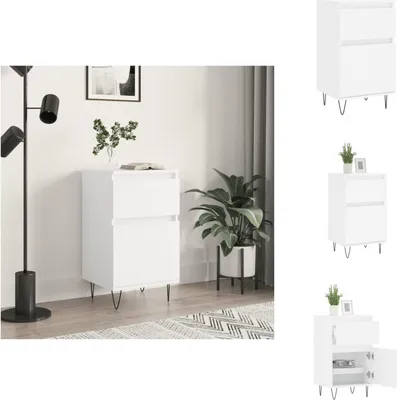 Immagine prodotto di vidaXL Credenza bianca 40x35x70 cm in legno - Credenze