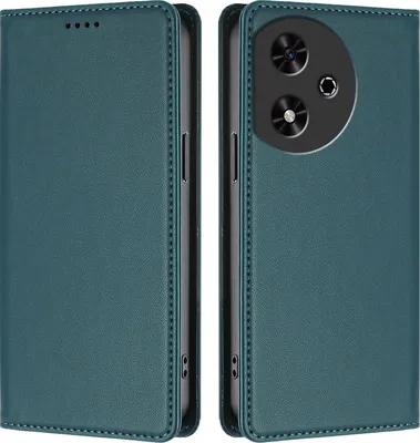 Image de Etui en cuir pour Honor Play50, étui magnétique en cuirPolyuréthaneavec support Vert