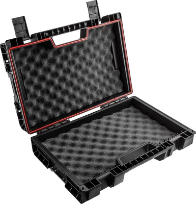 Obrázok produktu pre GRAPHITE elektrický kufor na náradie, vozík na náradie, rozmery 448(D) x 322(Š) x 126(V) mm, objem 11 litrov, odolný voči vode a prachu