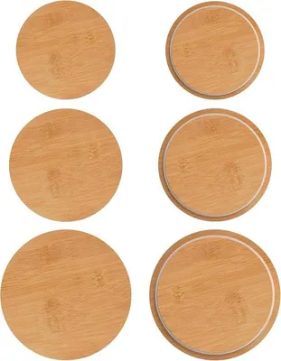 Produktbild von Silikonringe für Glaskochtoppen - Luchtdicht - 6 Stück - Runde Holzdeckel - Für Pyrex-Glaskochtopfen - Lebensmittelbehälter