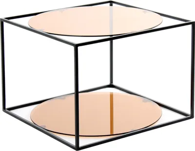 Produktbild von Kayoom - Retro Beistelltisch Cody 110 Terra / Schwarz