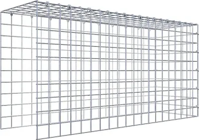 Produktbild von Anbaugabione Typ 4 100 cm x 50 cm x 30 cm (L x H x T), Maschenweite 5 cm x 5 cm, C-Ring