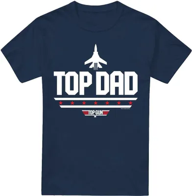 Image de Top Gun - T-shirt pour homme - Fête des pères TV7066 (S) (Bleu marine)
