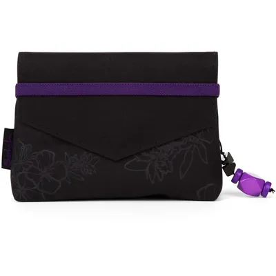 Produktbild von satch Klatsch "Das Beauty Wallet" Kosmetiktäschchen Purple Hibiscus