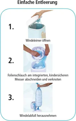 Image de Angelcare Cartouche de recharge pour les poubelles à couches Dress-Up et Classic XL Pack de 3 III