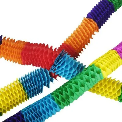 Produktbild von Girlanden, Papier 2 m "Boa - Mini"