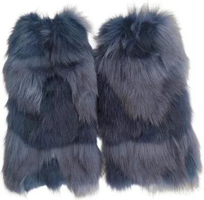 Produktbild von Stulpen aus Kunstpelz für Damen, flauschige Winterstulpen, weiche Stulpen, flauschige Stiefelstulpen für Partys, Kostüme, Dates und Streetwear