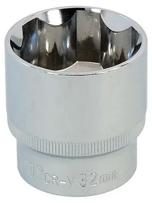 Produktbild von 32 mm - Stecknuss Chrom‑Vanadium Super Lock für 1/2"-Antrieb - Neilsen Tools