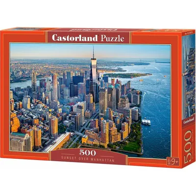 Produktbild von CASTORLAND Puzzle Sonnenuntergang über Manhattan 500 Teile