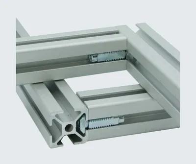 Produktbild von Automatikverbinder für 20x20 & 20x40 Nut 5 Aluprofil- inkl. Befestigungsset
